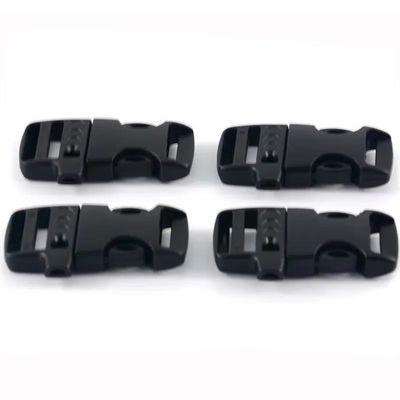 사용자 정의 20mm 조정 가능한 비상 Paracord 플라스틱 측면 풀기 휘파람 Buckle