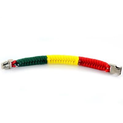 금속 방출 Buckle 비상 Paracord 서바이벌 브래슬렛 야외 모험