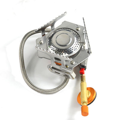 145mm 실버 휴대용 가스 연장기 야외용 휴대용 캠핑 요리 스토브