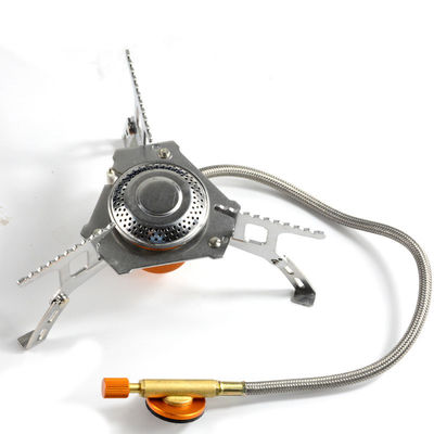 145mm 실버 휴대용 가스 연장기 야외용 휴대용 캠핑 요리 스토브