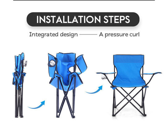 로터리 가벼운 캠핑 접는 의자 야외 접는 옥스퍼드 픽닉 낚시 의자