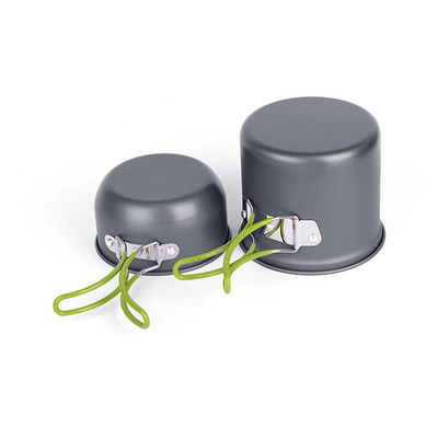 야외 캠핑 하이킹 픽닉 알루미늄 합금 12X16cm 배낭 요리 냄비 메스 키트