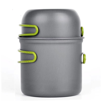 야외 캠핑 하이킹 픽닉 알루미늄 합금 12X16cm 배낭 요리 냄비 메스 키트