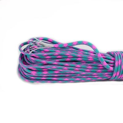 100FT 야외 생존 550 파라코드 폴리에스터 4mm 파라코드 로프