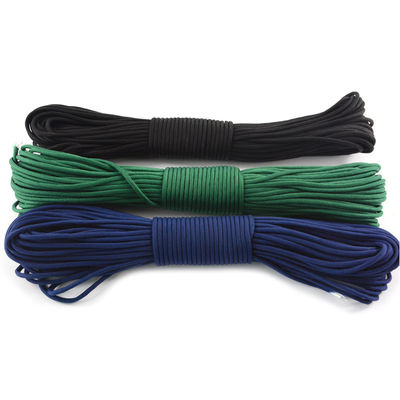 100FT 7 내부 코어 550lbs 폴리에스터 4mm Paracord PB0056 귀하의 시장에 맞게 사용자 정의