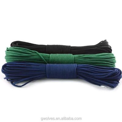 100FT 7 내부 코어 550lbs 폴리에스터 4mm Paracord PB0056 귀하의 시장에 맞게 사용자 정의