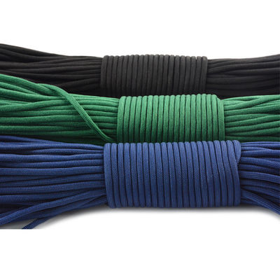 100FT 7 내부 코어 550lbs 폴리에스터 4mm Paracord PB0056 귀하의 시장에 맞게 사용자 정의
