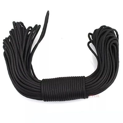 100FT 4mm 7 코어 낙하산 코드 생존 폴리에스터 550 파라코드 로프 및 다재다능