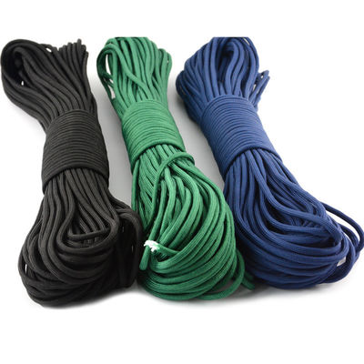 100FT 4mm 7 코어 낙하산 코드 생존 폴리에스터 550 파라코드 로프 및 다재다능