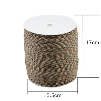 PB5628 1000FT 550 Paracord Typeiii 4mm 폴리에스터 패러슈트 로드 로프 7 개의 내부 스트랜드로