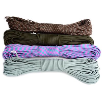 PB5628 1000FT 550 Paracord Typeiii 4mm 폴리에스터 패러슈트 로드 로프 7 개의 내부 스트랜드로