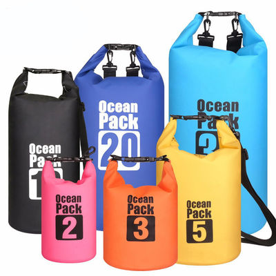 5L 10L 20L PVC 방수 건조 가방 야외 활동과 해변 모험을위한 완벽한