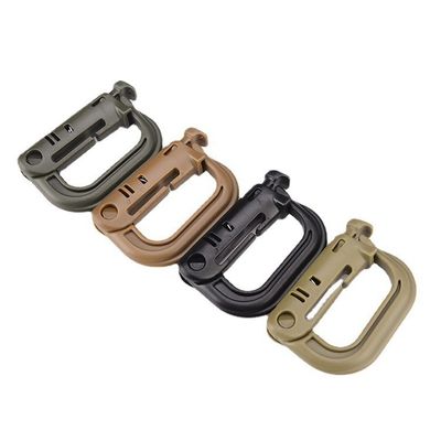 야외 플라스틱 산악기 전술 EDC 카라바이너 Buckle 배낭 다기능