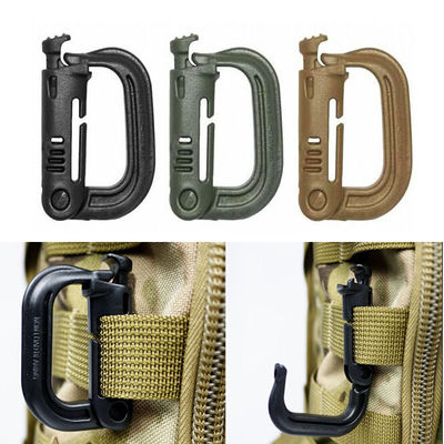 야외 플라스틱 산악기 전술 EDC 카라바이너 Buckle 배낭 다기능