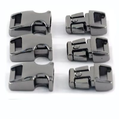 은 3/8&quot; 금속 측면 풀리  Buckle Paracord 팔찌 30 일 환불 보증