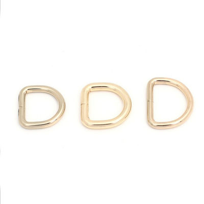 미국 20mm 25mm 금 금속 D 반지  Buckle 가방 액세서리 30 일 반환 정책