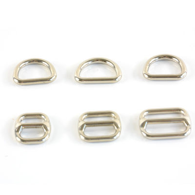 패키지 크기 3.00cm * 2.00cm * 0.50cm 은 금속 D 반지 트리 글라이드 슬라이더 20mm 25mm