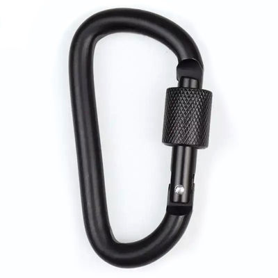 8.00cm * 5.00cm * 1.00cm 패키지 크기 D 모양 알루미늄 미니 키 체인 카라바이너 클립 1