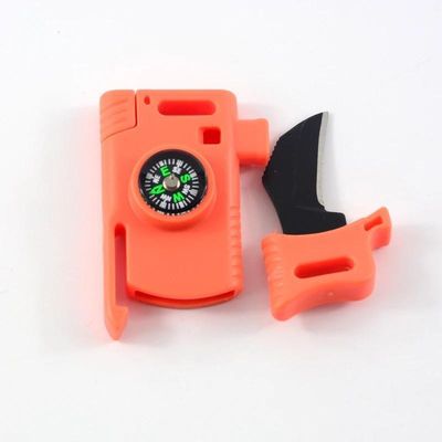 멀티 툴 파이어 스타터 휘파람 나침반 캠핑 하이킹을위한 전술 Buckle 13mm 크기