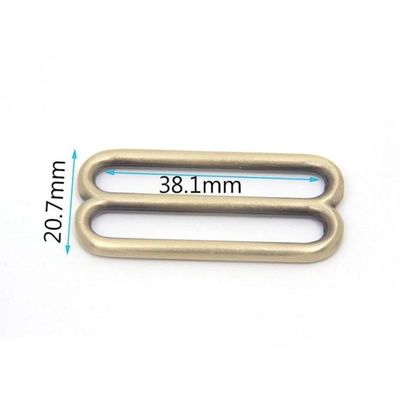 38mm 금속 트리 글라이드 조절기  Buckle 핸드백 하드웨어 슬라이더 견고한 구조