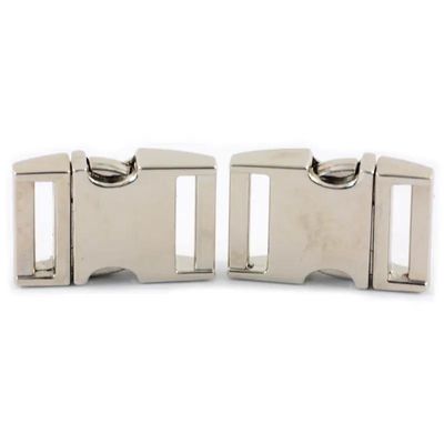 사이드 릴리스 스타일 금속 개 목걸이 합금 구부러진 빠른 릴리스 Buckle 5/8 &quot;US 1/Piece