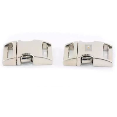 사이드 릴리스 스타일 금속 개 목걸이 합금 구부러진 빠른 릴리스 Buckle 5/8 &quot;US 1/Piece
